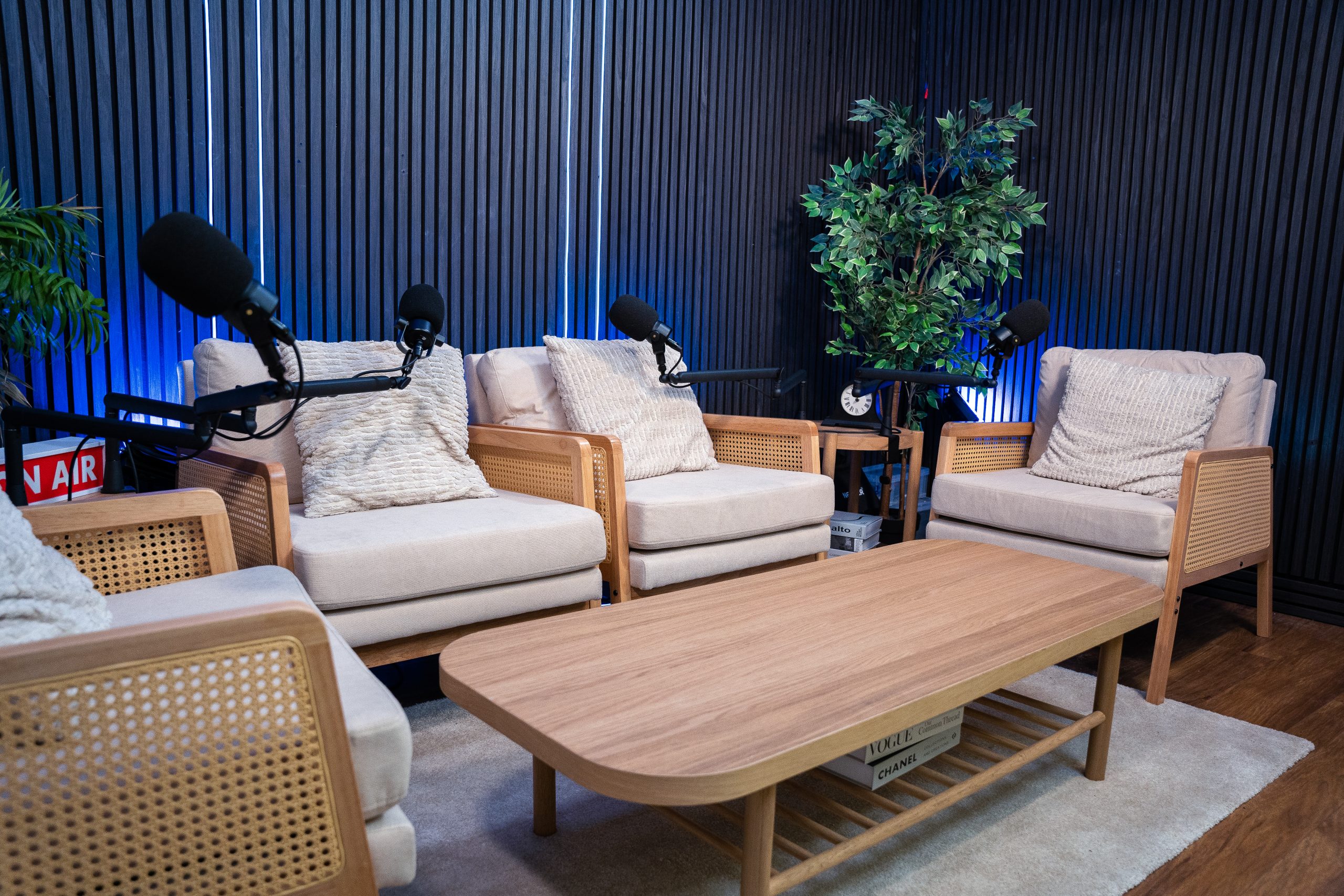 Podcast Studios in London for Audio & Video - Podcast Room