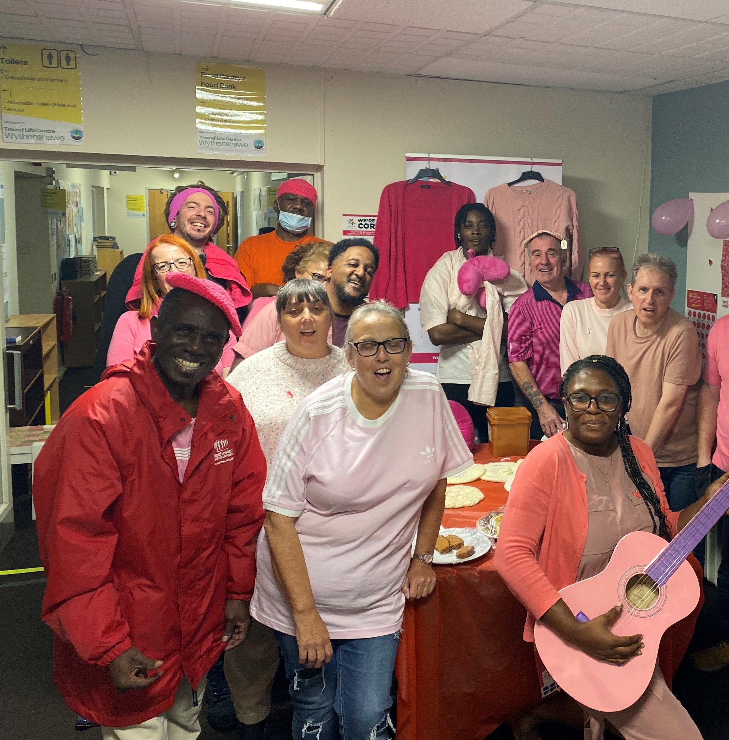 Connect Centre community engagement event with branded, inclusive setup for charity outreach.