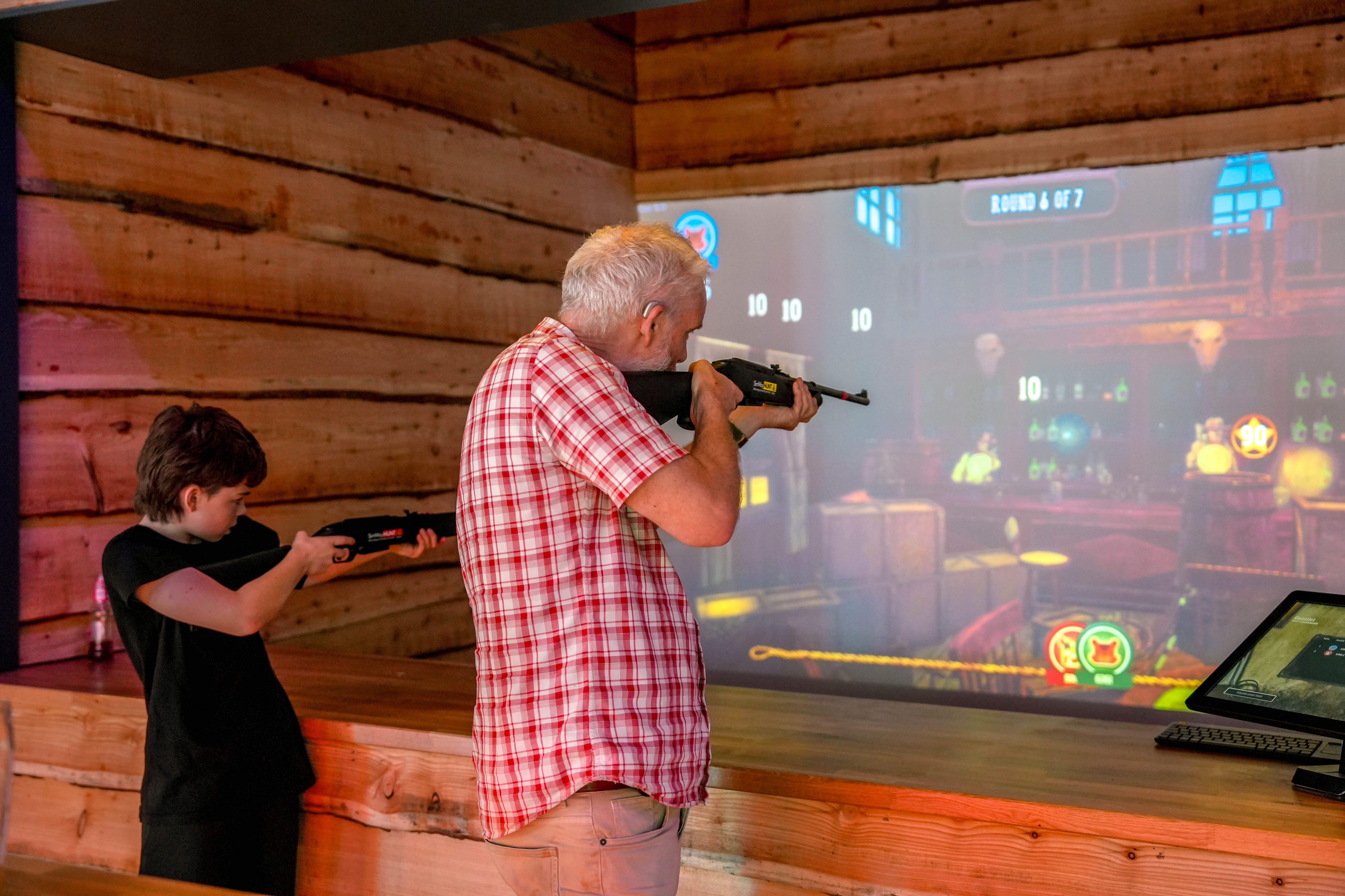 Dynamic gaming setup for team-building events at King Pins Leeds.