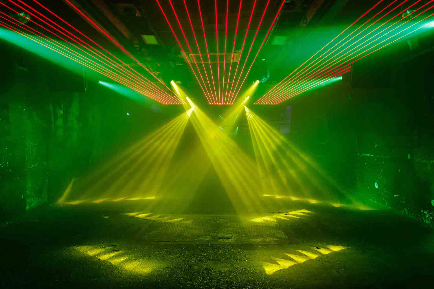 Electrowerkz Top Floor laser show concert