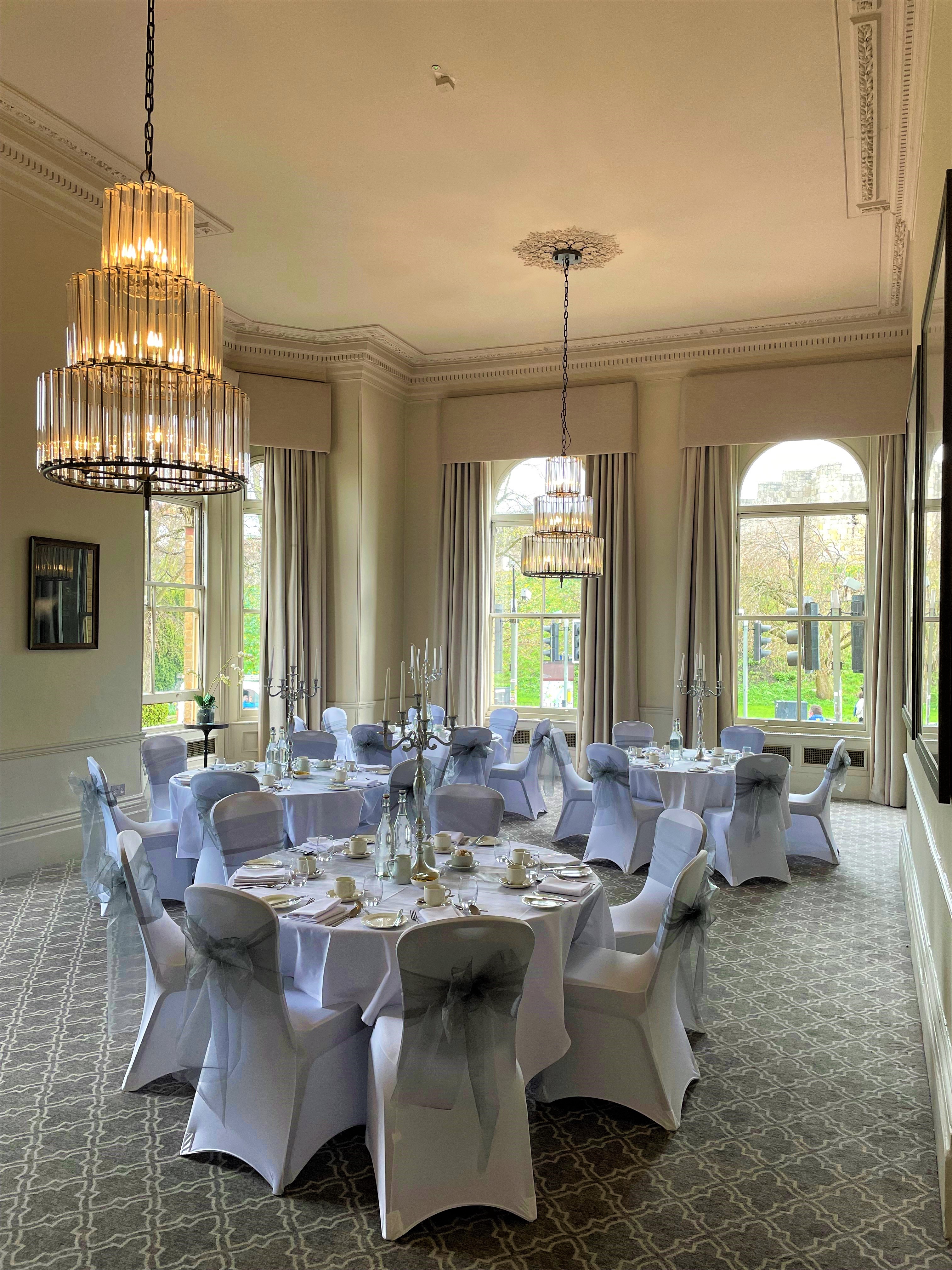 Elegant event space at The Milner York, perfect for upscale weddings and meetings.