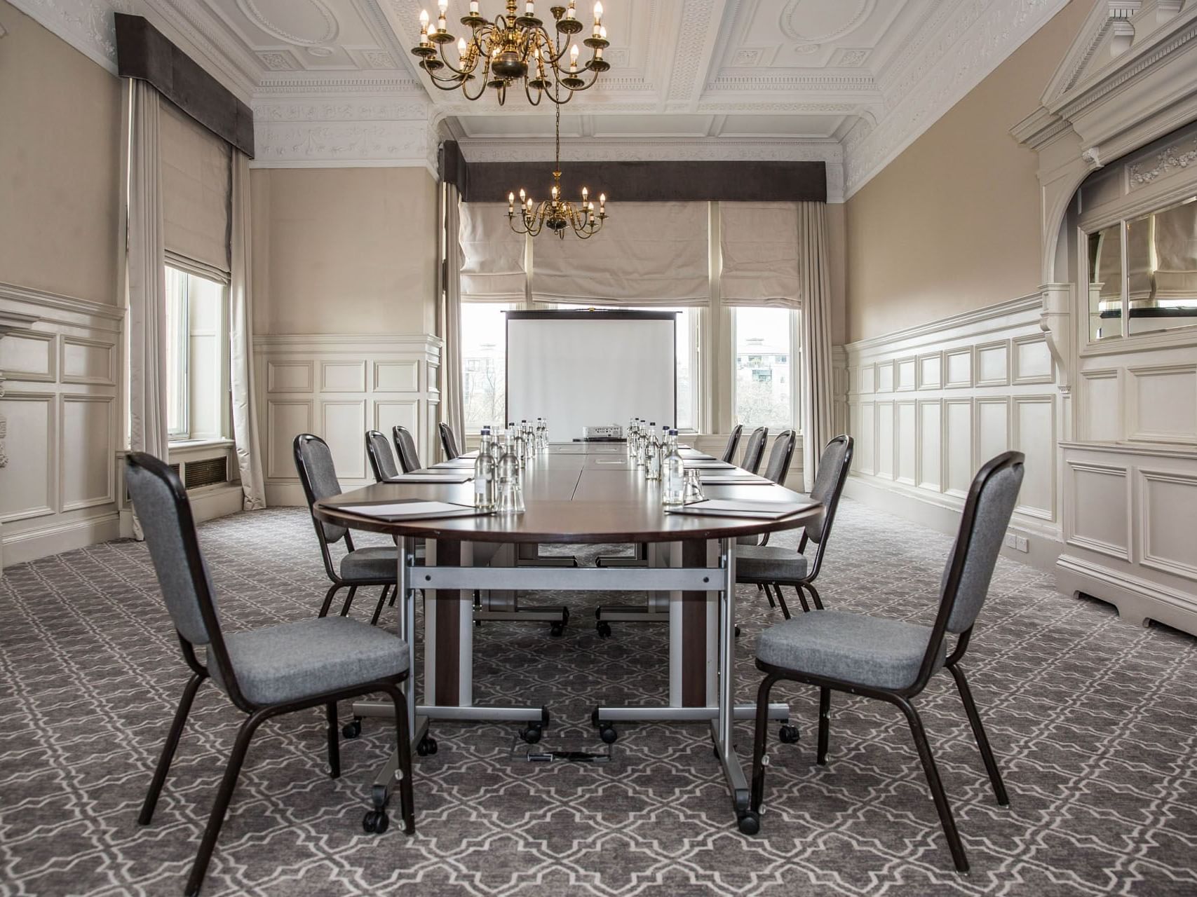 Crown meeting room in The Milner York, ideal for corporate workshops and executive sessions.