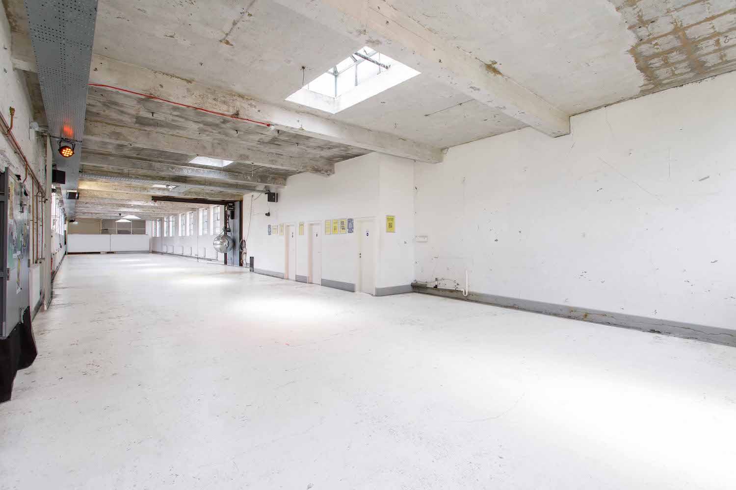 Electrowerkz penthouse venue with high ceilings for corporate events and workshops.