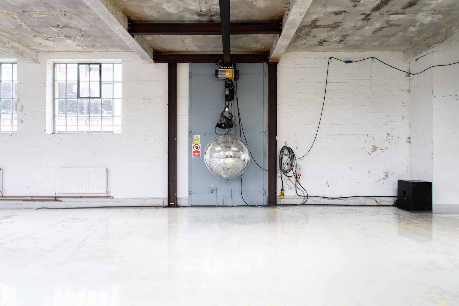 Penthouse at Electrowerkz, high ceilings, ideal for corporate events and workshops.