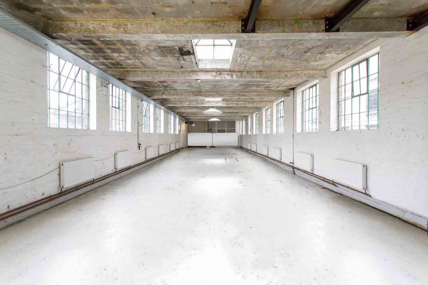 Penthouse in Electrowerkz: industrial venue with high ceilings for workshops and events.