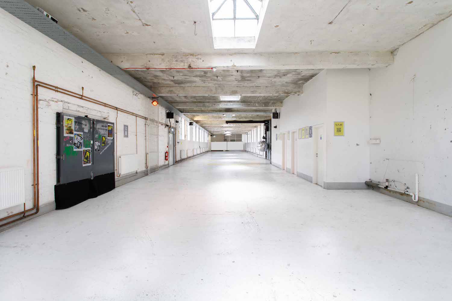 Spacious Electrowerkz penthouse venue with natural light for events and meetings.