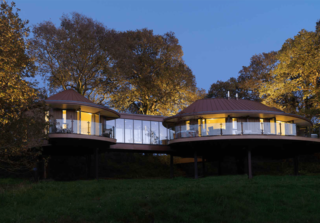 Chewton Glen Hotel & Spa event space with circular design, perfect for corporate retreats.