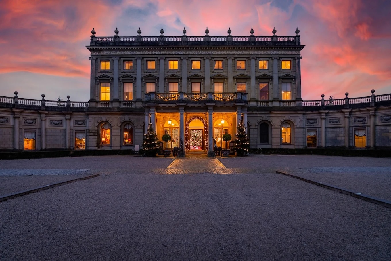 Elegant Cliveden House venue with grand façade, ideal for weddings and corporate events.