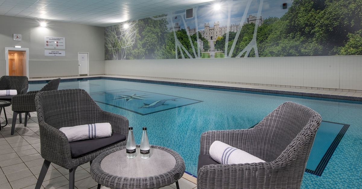 Indoor pool at De Vere Horsley Estate, perfect for wellness retreats and intimate events.