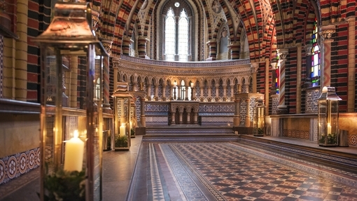 Elegant chapel at De Vere Horsley Estate, perfect for intimate ceremonies and unique events.