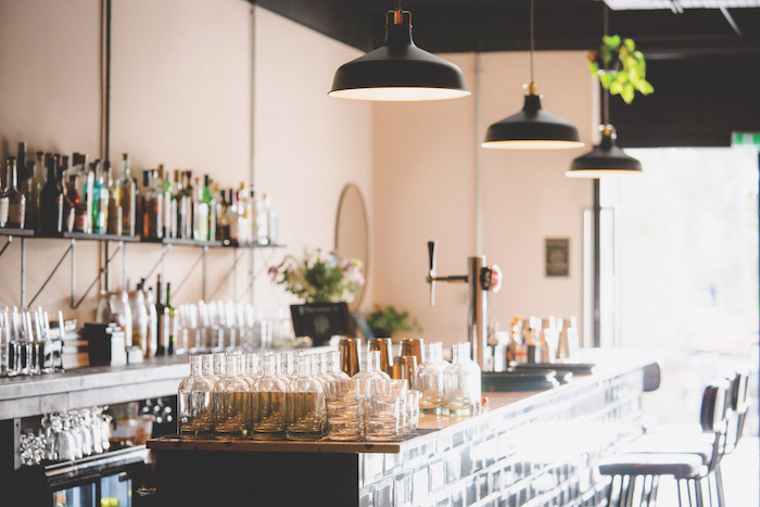 Finders Keepers bar: elegant, turnkey event space for networking receptions and cocktail hours.