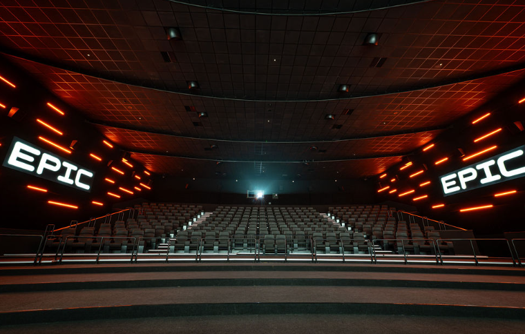 Vue Nottingham cinema screen for keynote presentations and product launches.