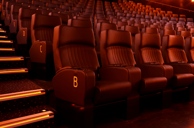 Vue Castleford cinema auditorium with tiered seating for product launches and keynote events.