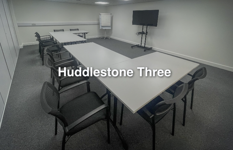 "Huddlestone Three meeting room at Sentinel House, ideal for collaborative sessions."