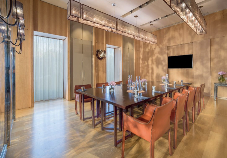 Chic Private Dining Room at Rosewood London, perfect for executive meetings and conferences.