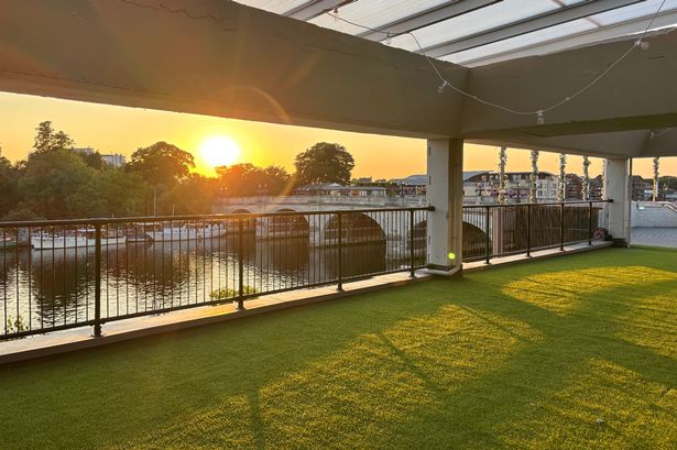 Sun-soaked Riviera' rooftop bar opens on banks of River Thames with  picture-perfect golden hour views - Surrey Live