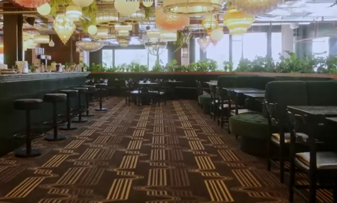 Mare Street Market Kings Cross event space with booth seating for networking and receptions.