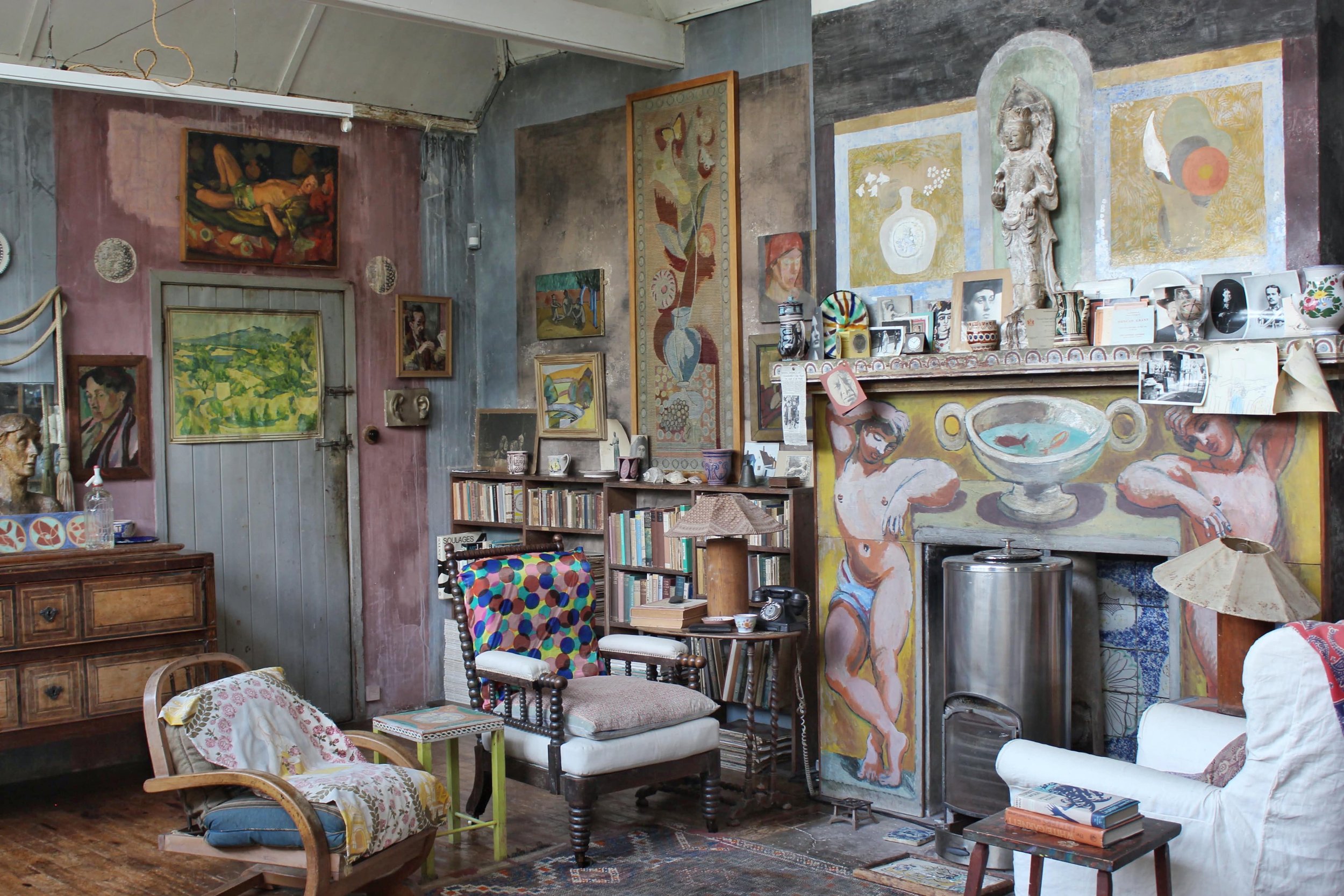 A day trip to Charleston Farmhouse in Sussex: the Bloomsbury Group's  Creative Haven