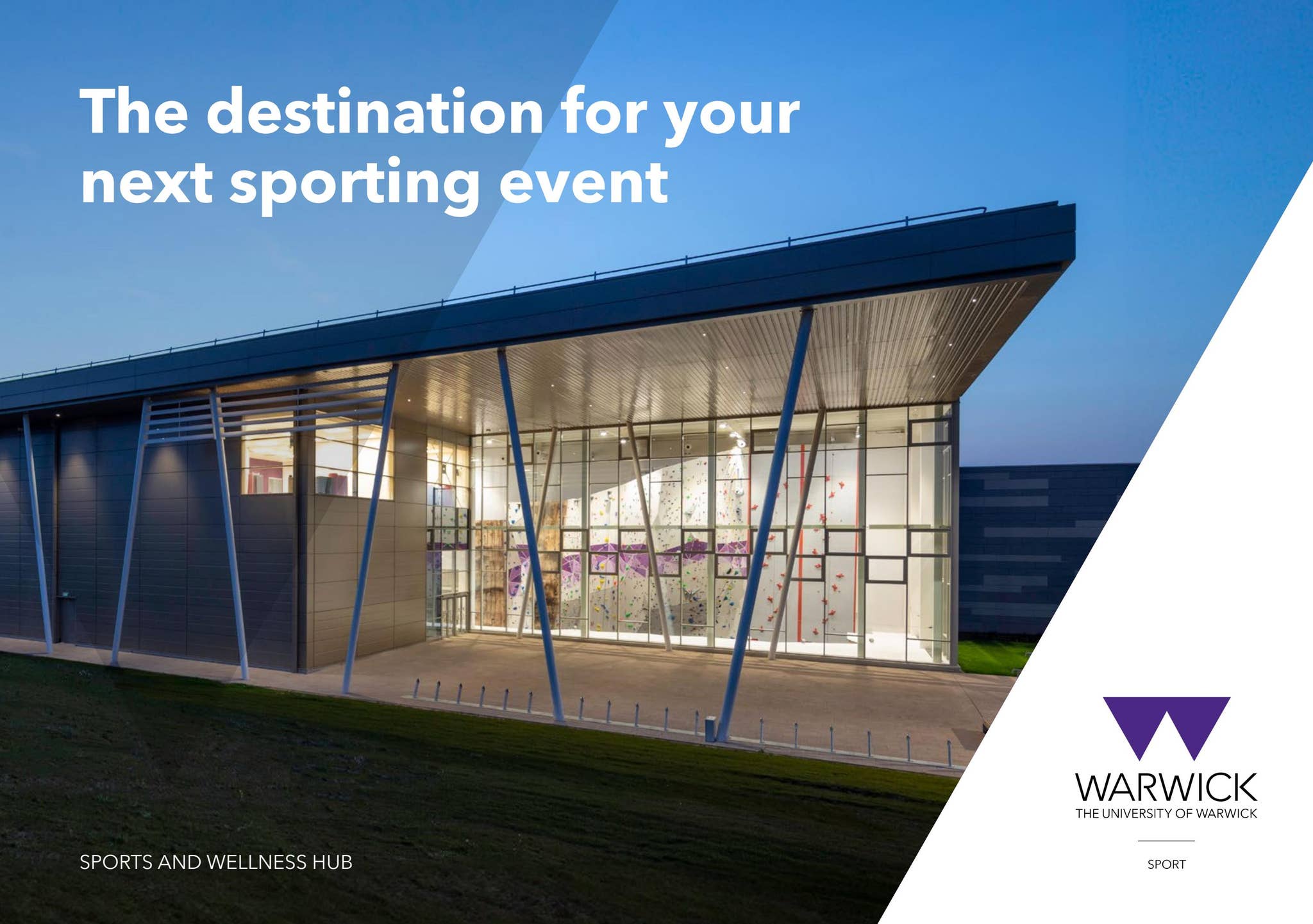 Facility Hire brochure by WarwickSport - Issuu