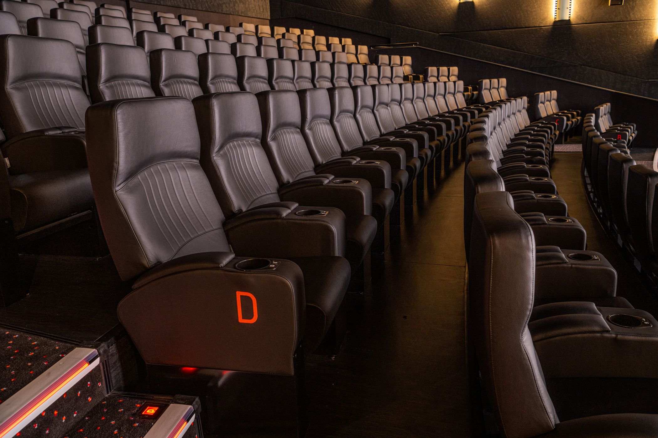 Vue Nottingham cinema screen with tiered seating for corporate presentations and keynote events.