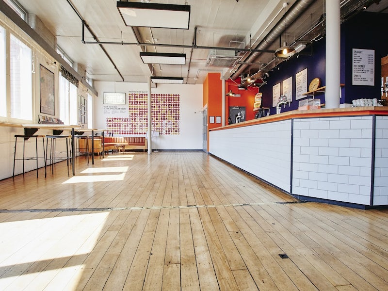 Theatre Bar with industrial decor, ideal for evening receptions and brand activation events.