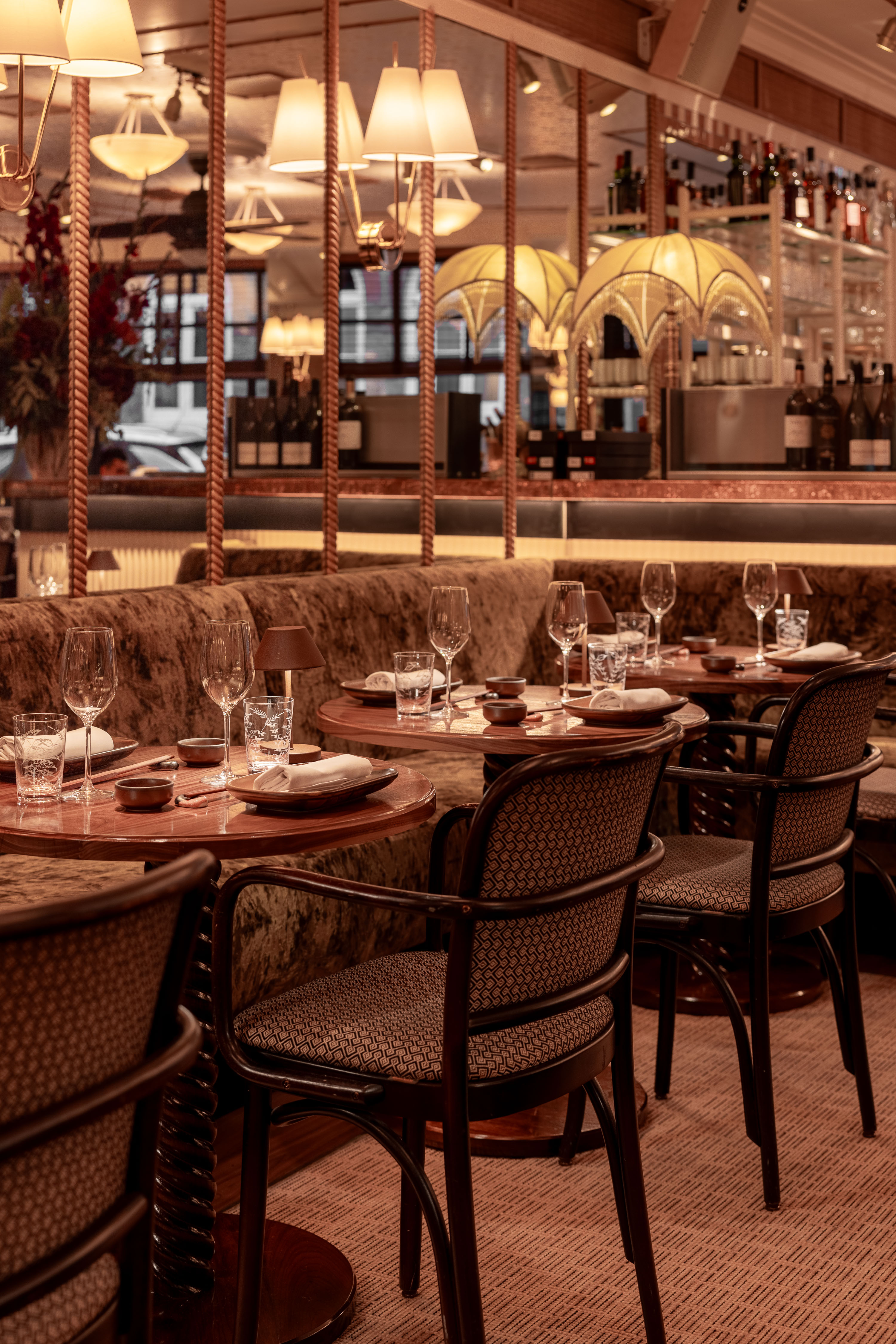 Elegant dining setup at Wani Tzuki for private events and gatherings.