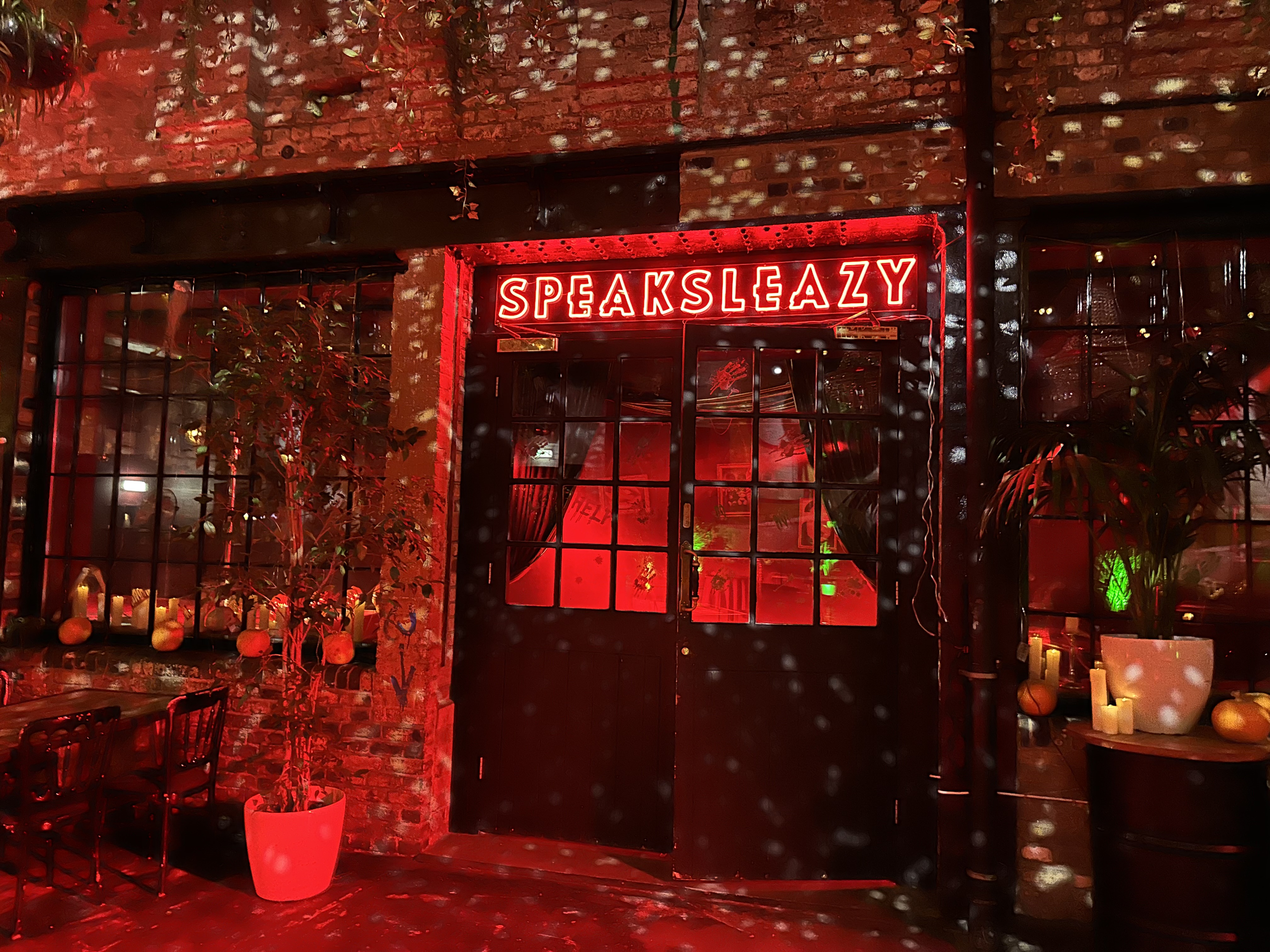 Vibrant Electrowerkz venue, Speaksleazy, perfect for themed parties and networking events.