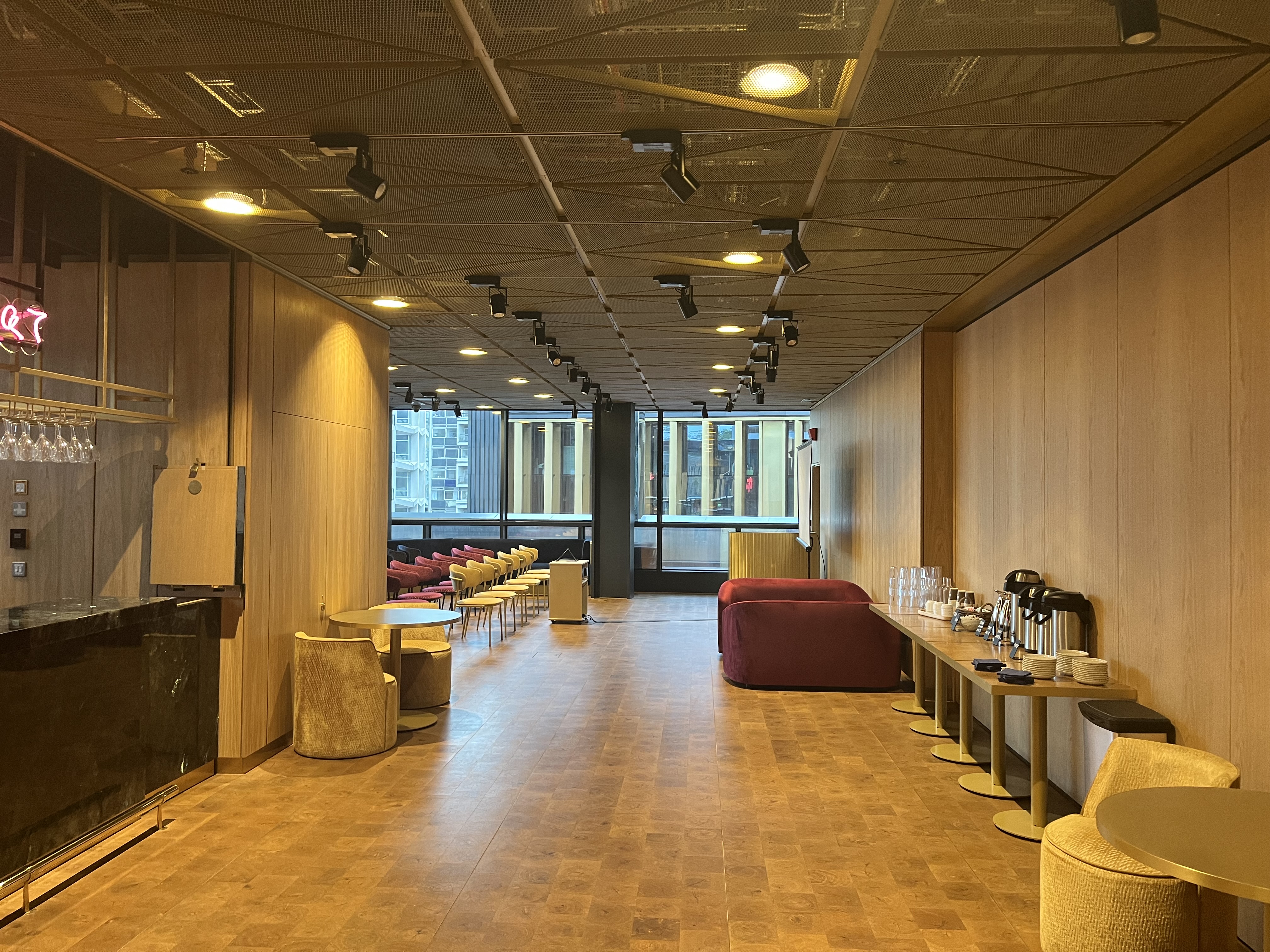 5th Floor Nica's Bar & Studio in Soho, modern event space for networking and gatherings.