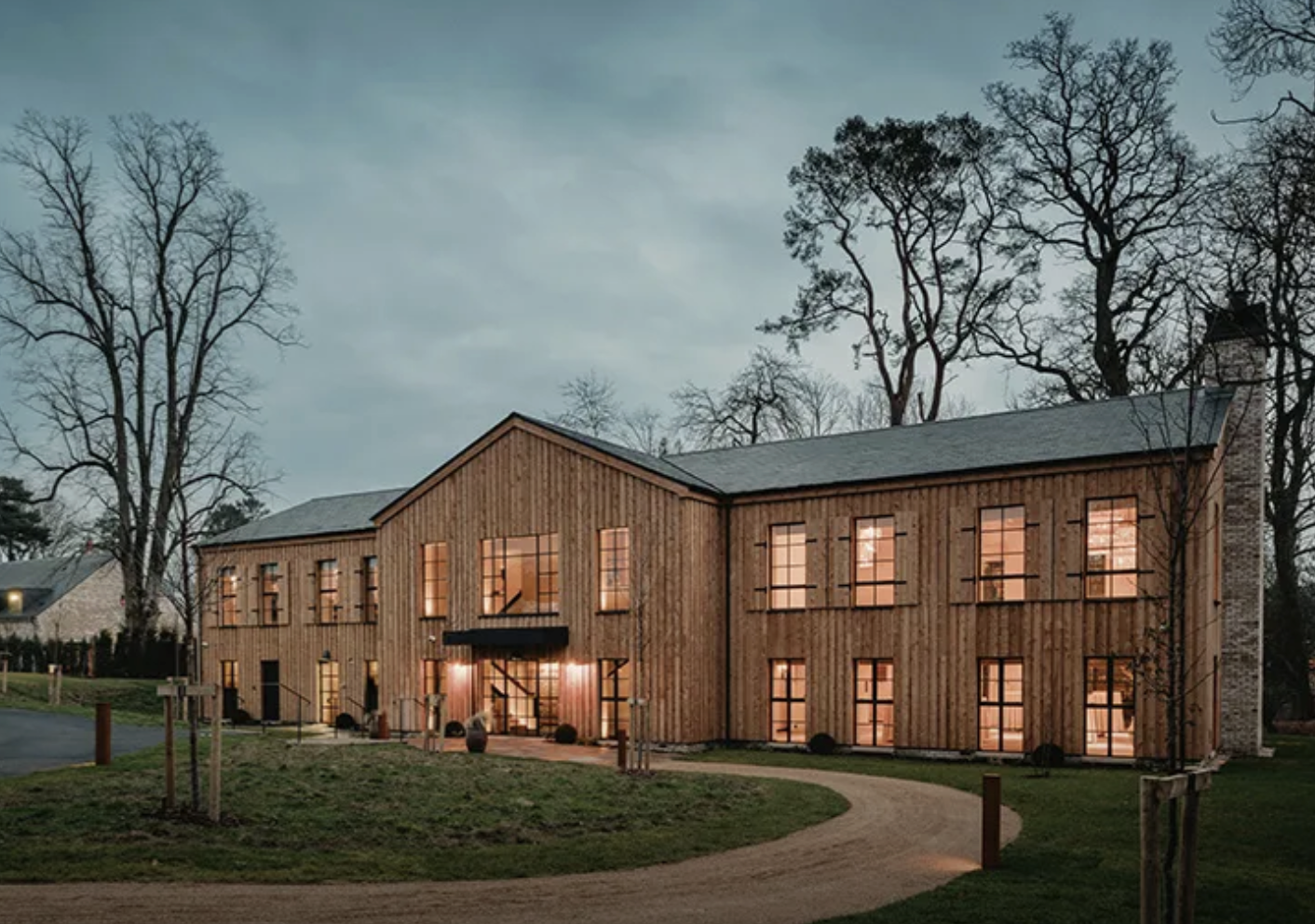 Rustic Chestnut venue in Estelle Manor, perfect for weddings and corporate retreats.