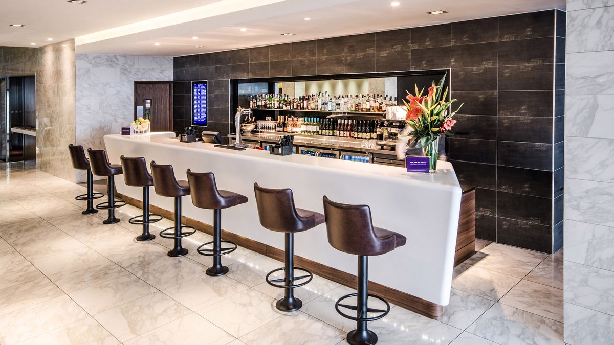 Modern Oriri Lounge bar with minimalist decor for networking events and cocktail parties.