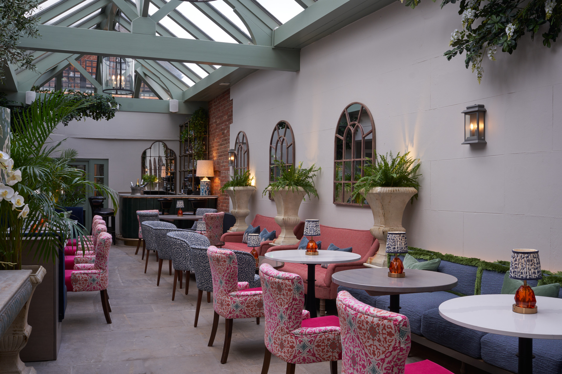 Orangery at Stanwell House: stylish event space with natural light for gatherings.
