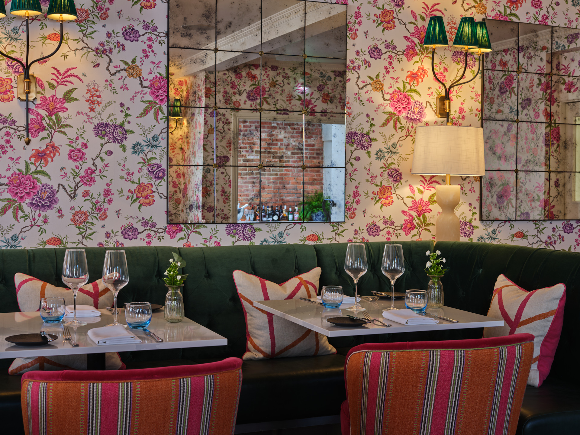 Elegant dining space at Samphire Restaurant, perfect for intimate gatherings and events.