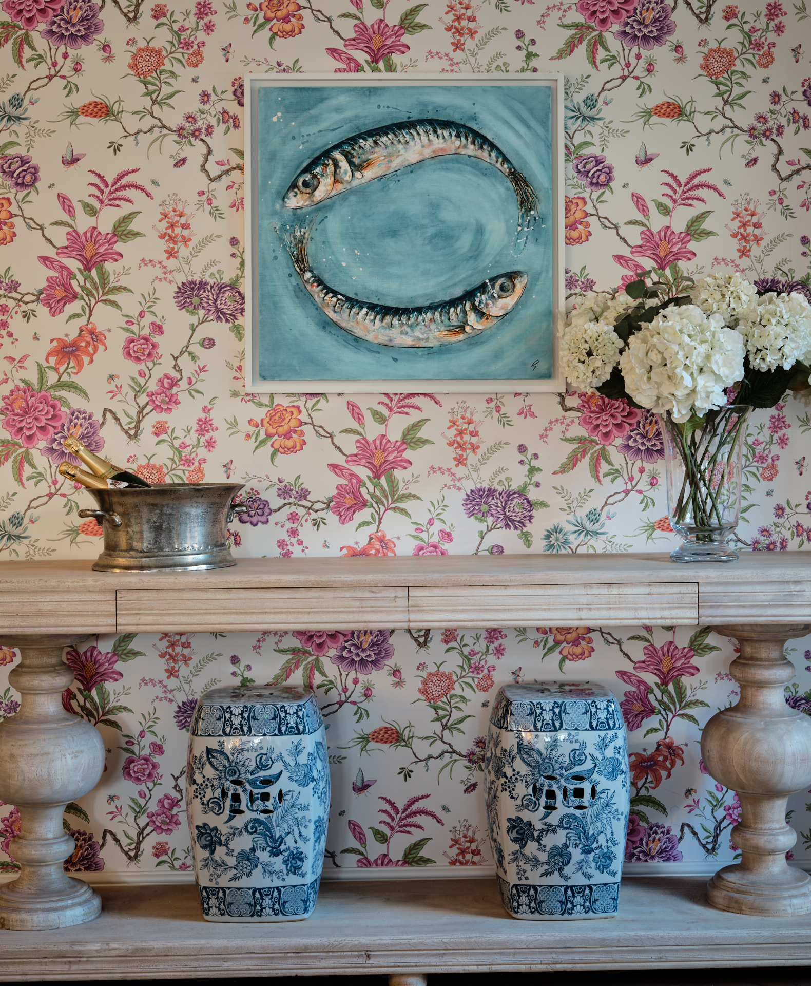 Elegant meeting space at Samphire Restaurant, perfect for networking events or gatherings.