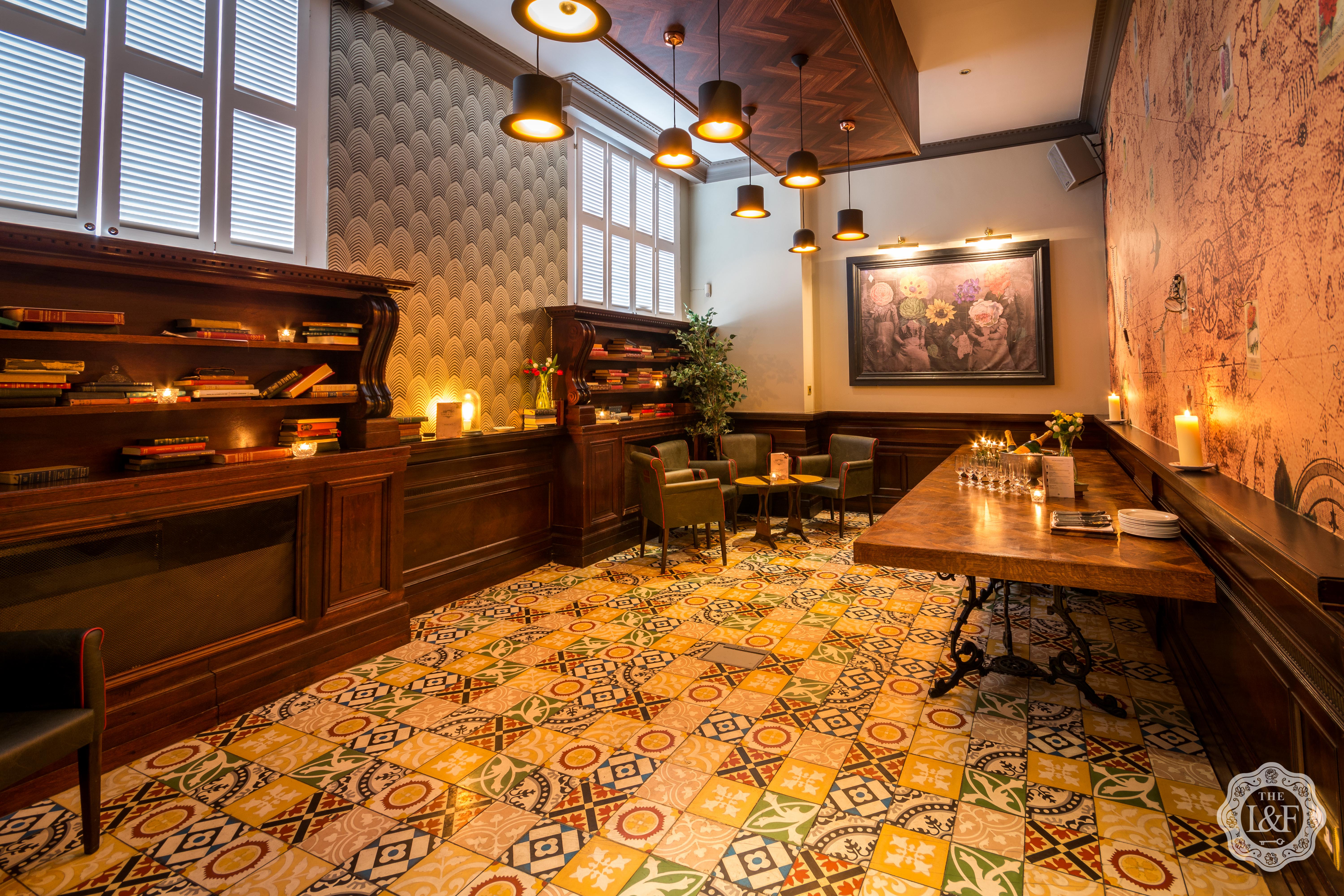 Elegant boardroom in The Lost & Found Birmingham, perfect for meetings and networking events.