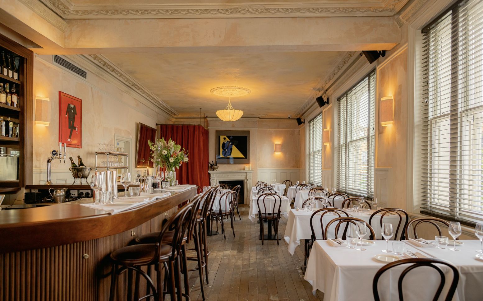 Elegant dining space at The Apartment for corporate events and intimate gatherings.