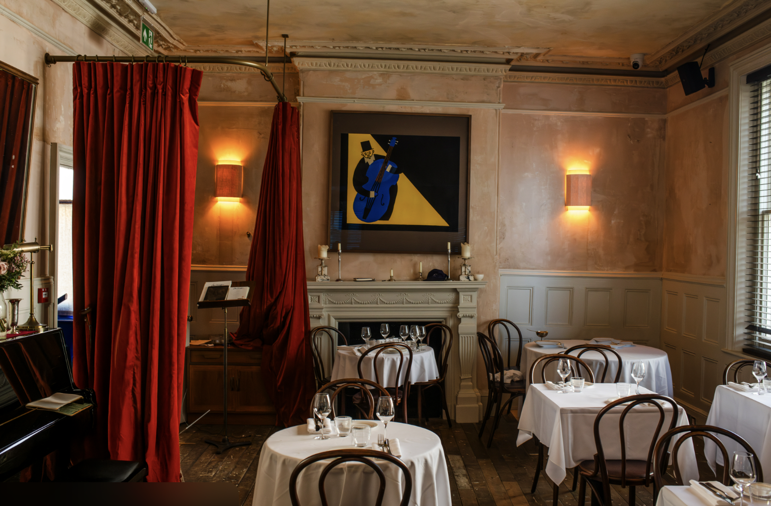 Sophisticated dining space in The Apartment, ideal for intimate meetings and upscale events.