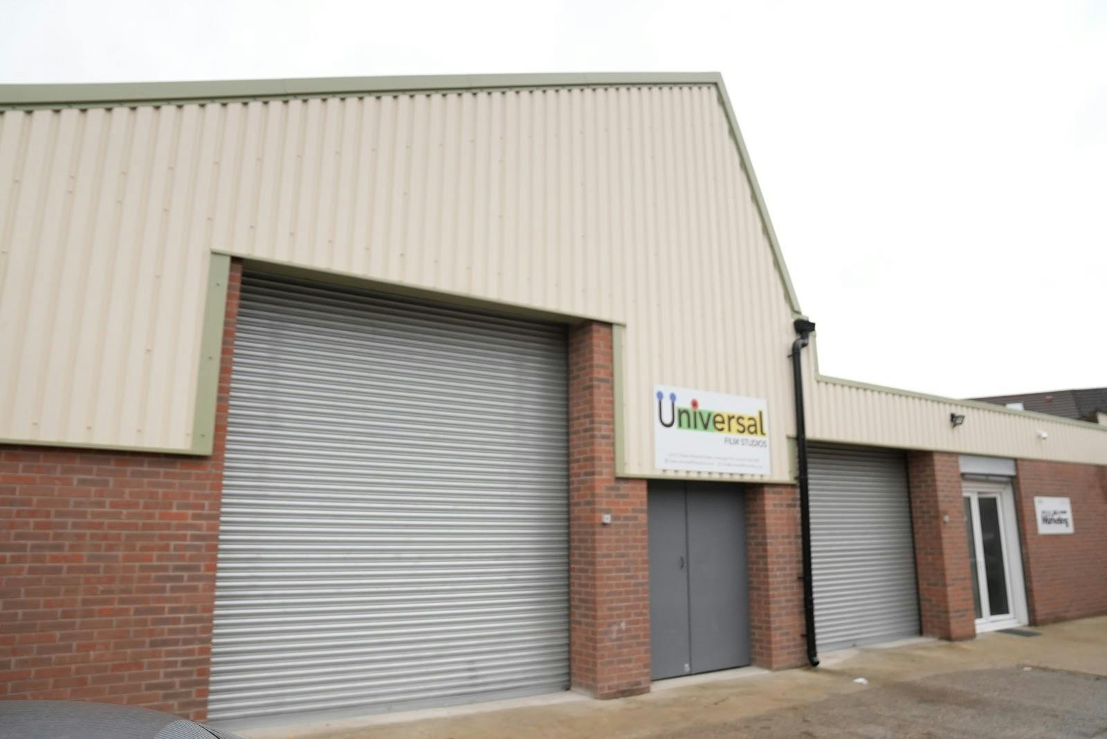 Production Studio at Universal Film Studios: versatile venue with large roller doors for events.