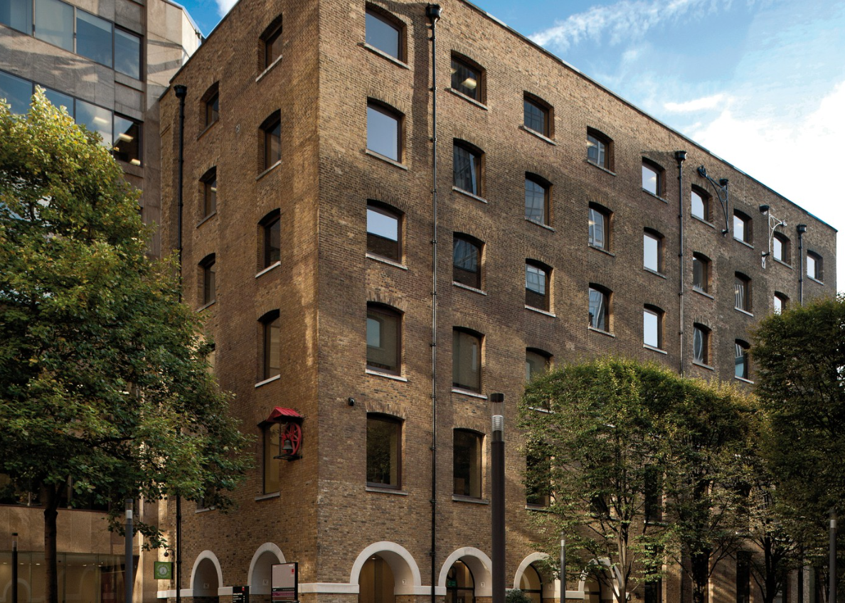 Glasshouse in Devonshire Square: modern brick venue for corporate events and meetings.