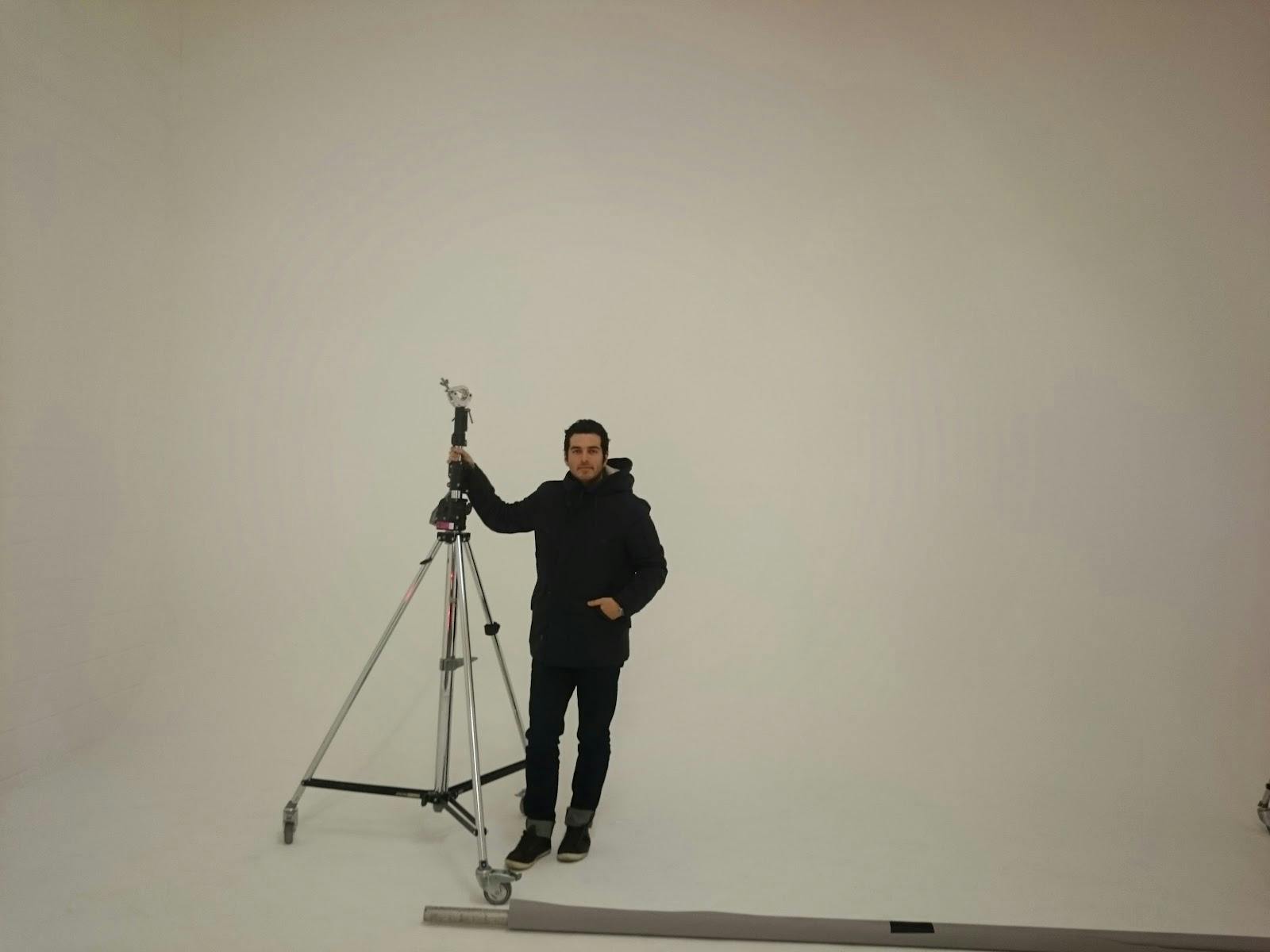 Professional photography studio in Holborn, adaptable minimalist space for events.