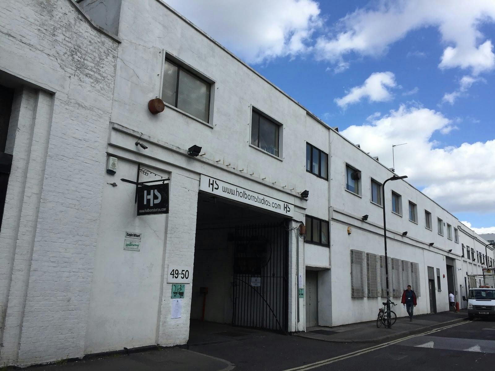 Versatile Holborn Studios event venue with industrial-chic facade for creative gatherings.
