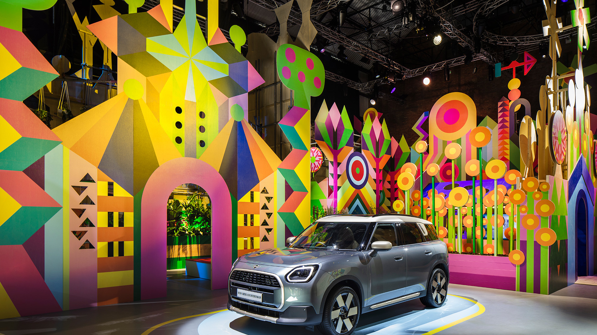 Vibrant Shoreditch event space with bold decor, perfect for product launches and experiential marketing.