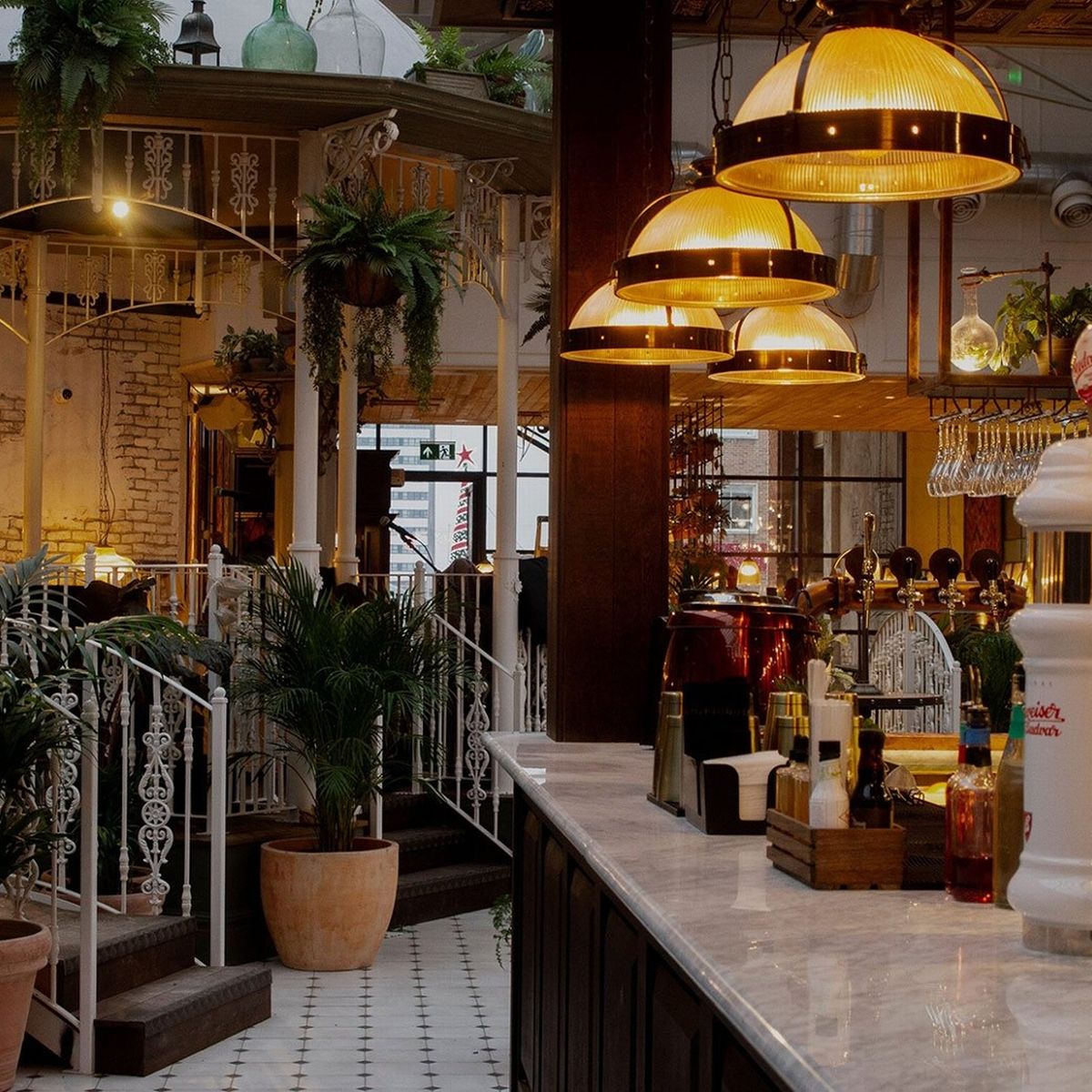 Stylish venue with greenery for intimate meetings and networking in The Botanist Exeter