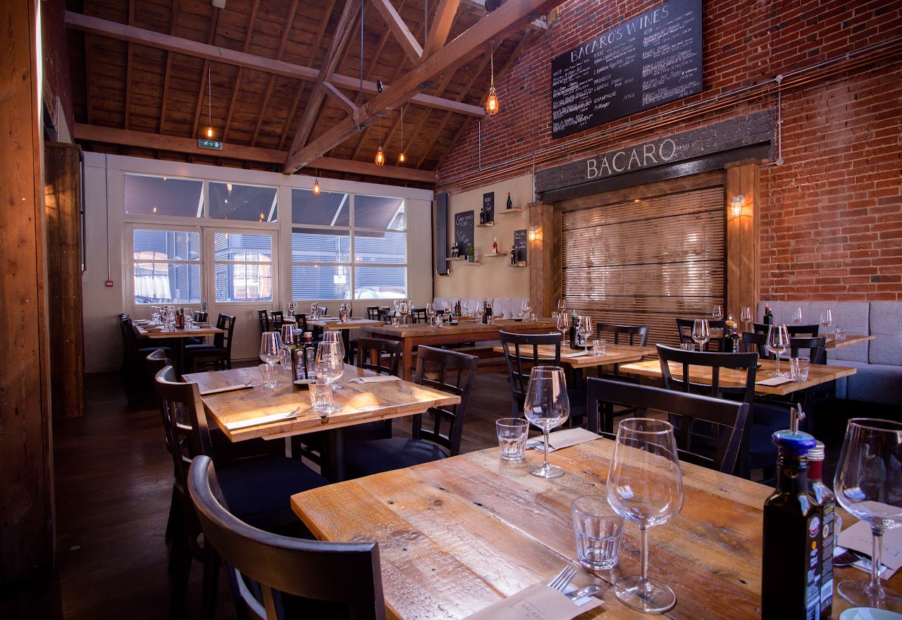 Charming Bacaro venue with rustic decor, perfect for intimate gatherings or corporate events.