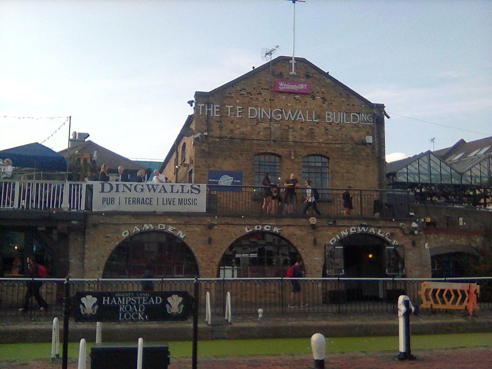 T.E. Dingwall Building Main Hall, vibrant venue for events near Camden Lock.