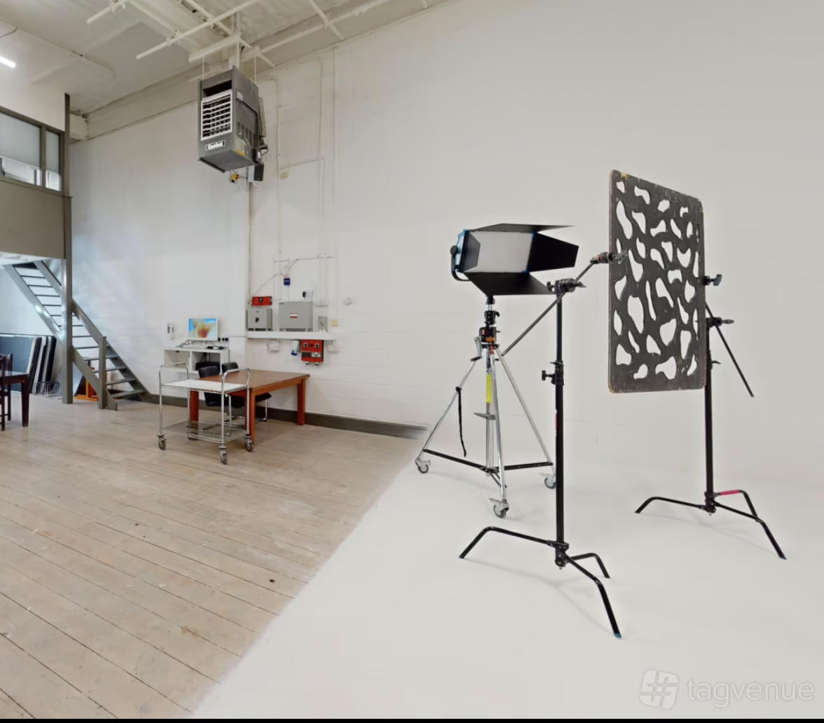 Versatile Holborn Studios event space with lighting for meetings and presentations.