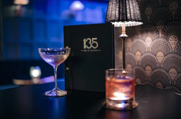 Elegant Bar & Lounge with crafted drinks, ideal for upscale events and networking.