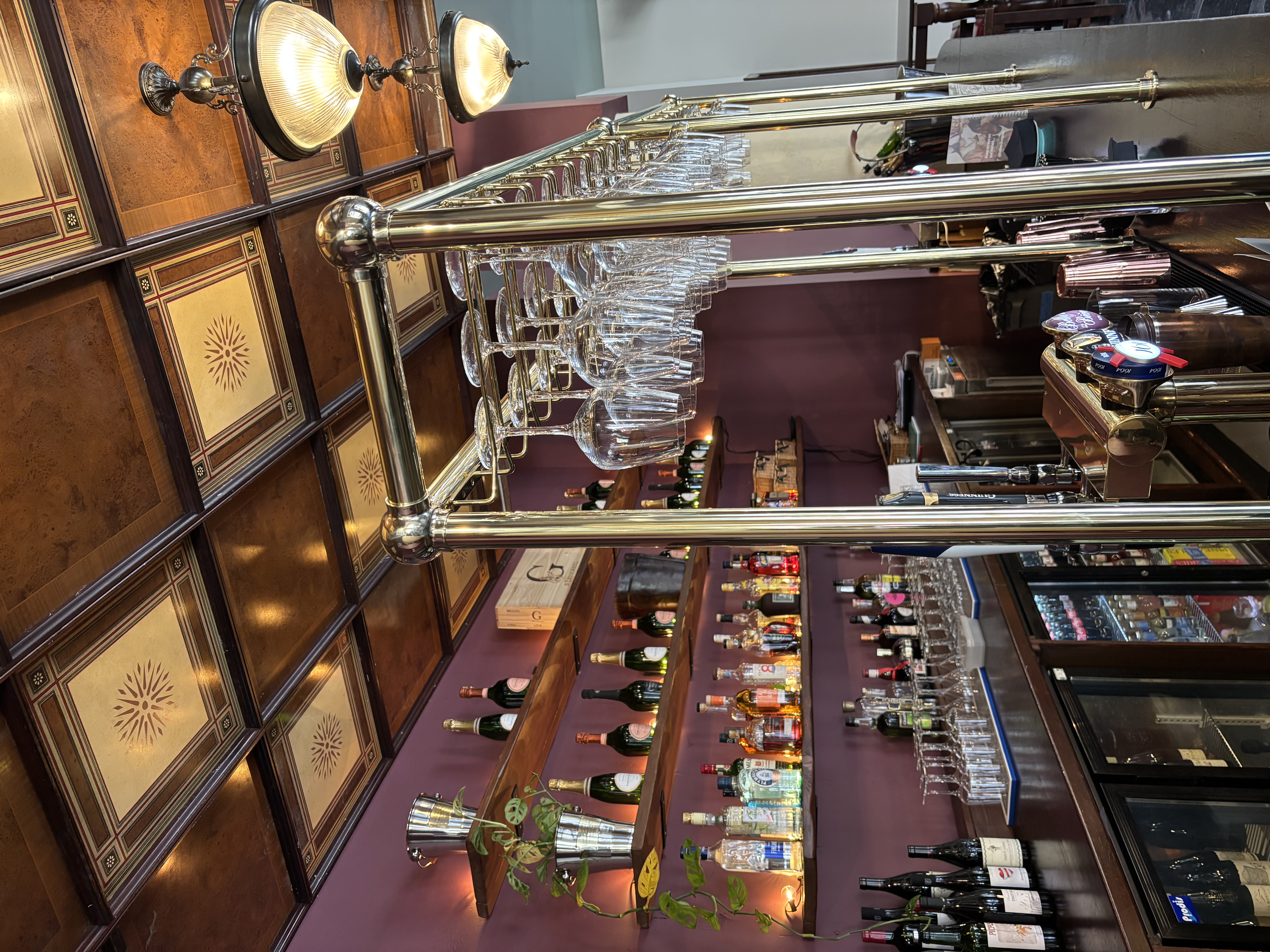 Elegant bar at BELLE'S Renshaw Street, perfect for cocktail receptions and networking events.