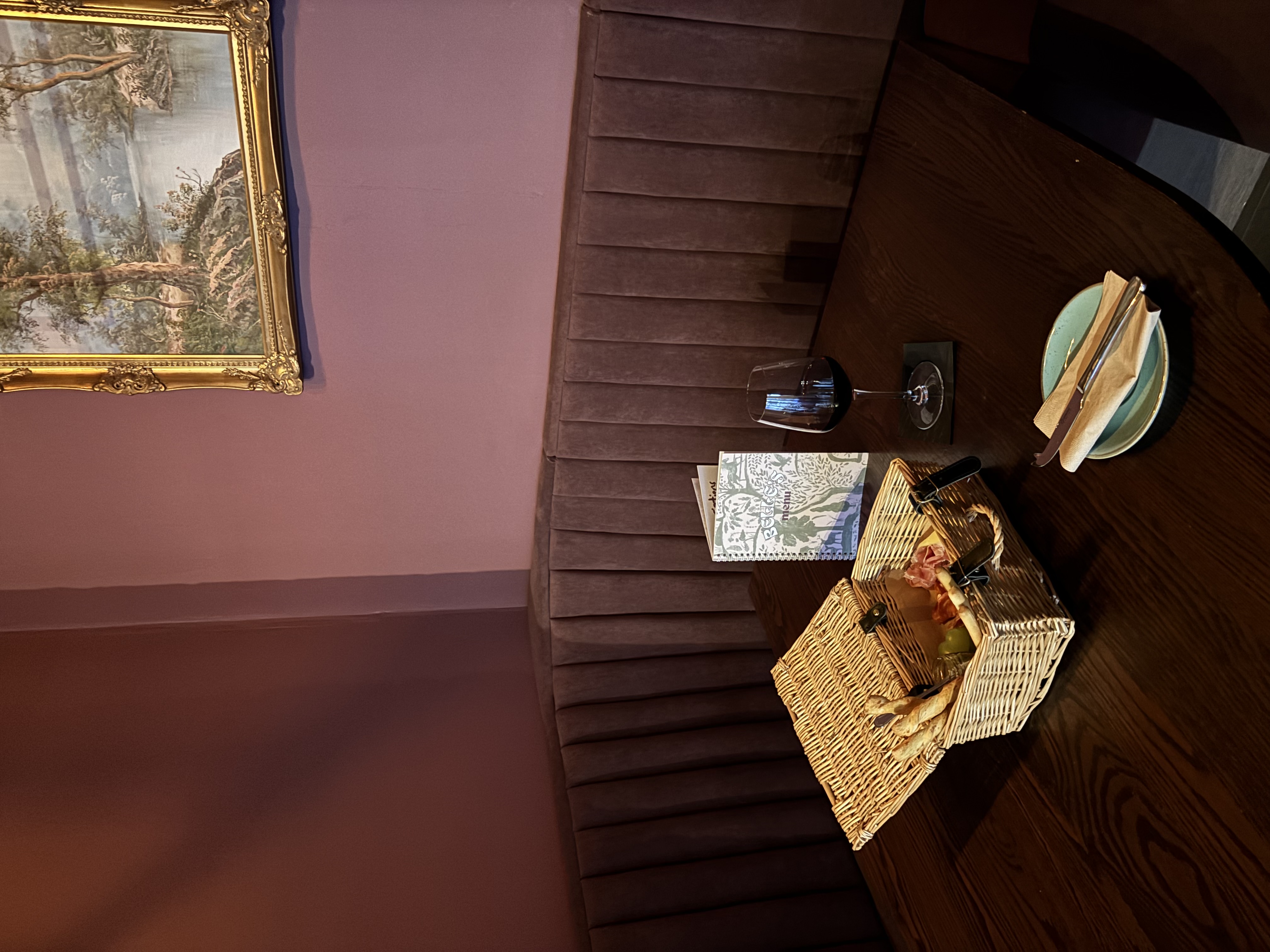 Inviting dining setup in BELLE's Renshaw Street for intimate meetings and small events.