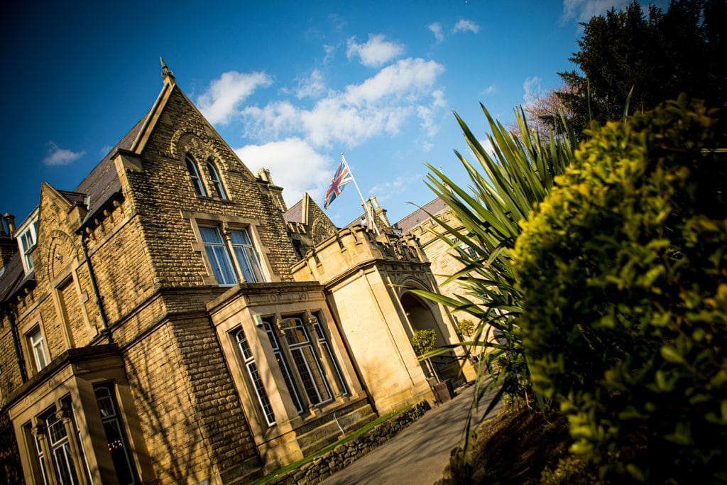 Mansion House venue with lush gardens, ideal for corporate events and meetings.