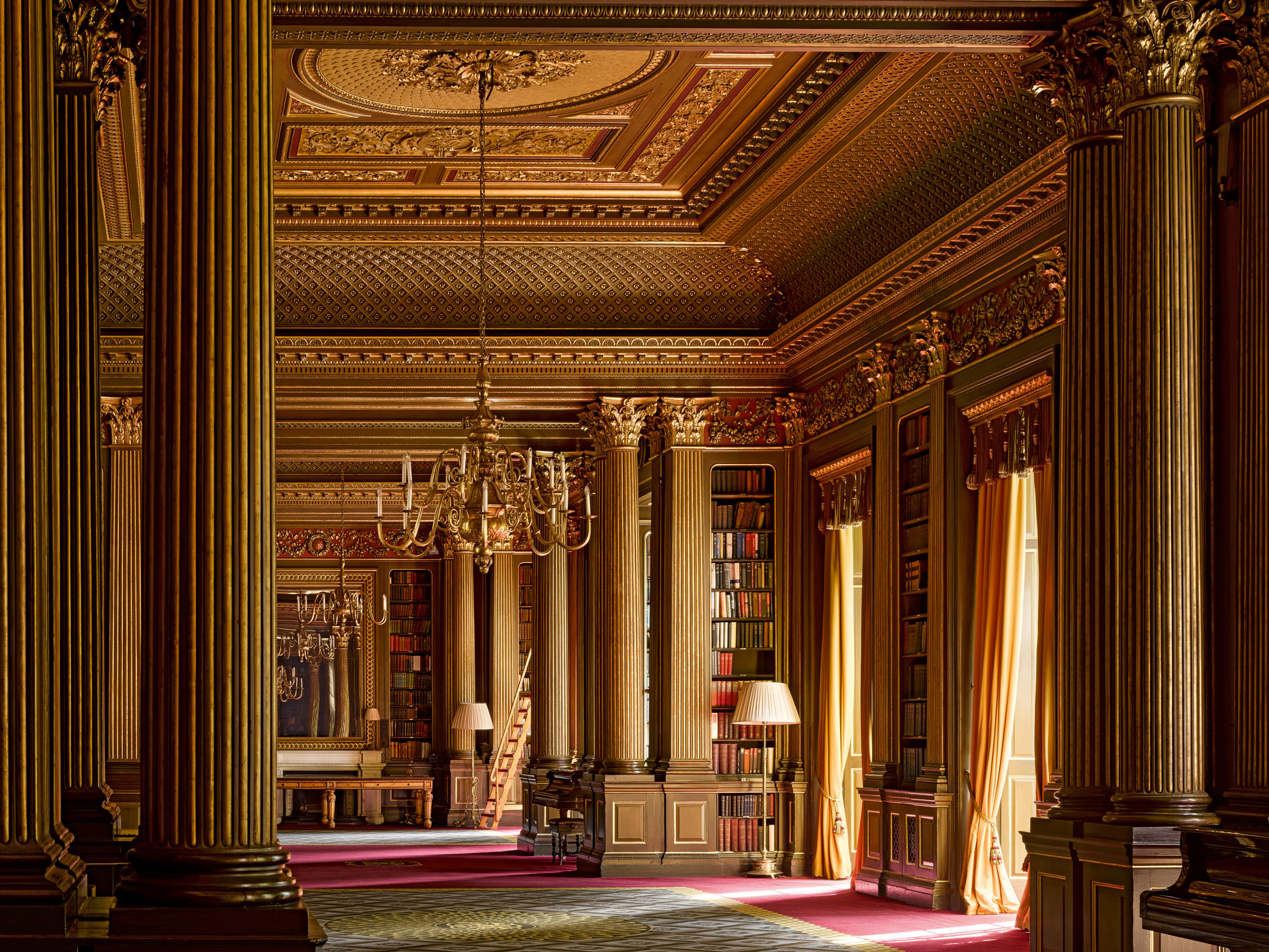Elegant library interior in The Reform Club, ideal for corporate meetings and exclusive events.